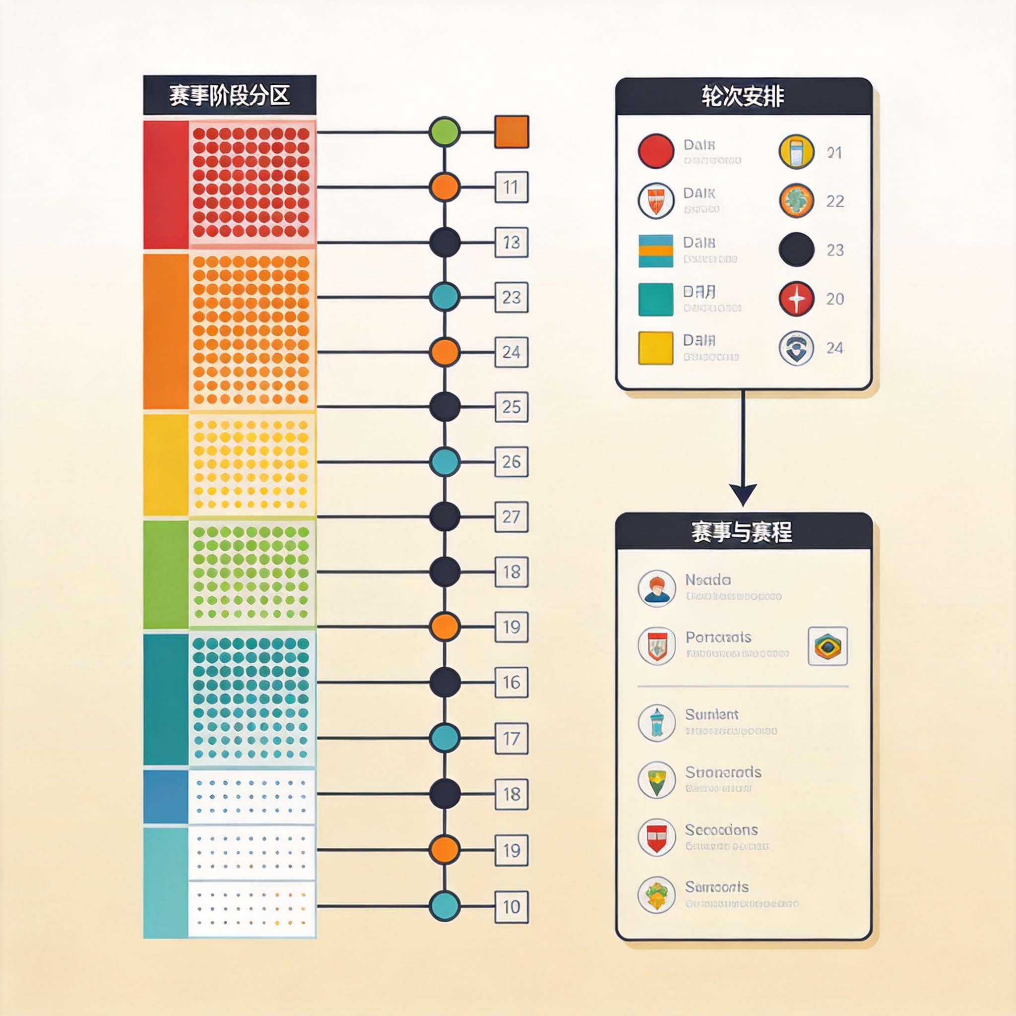 意甲赛程板块配图，示意赛季轮次与比赛日程的梳理呈现